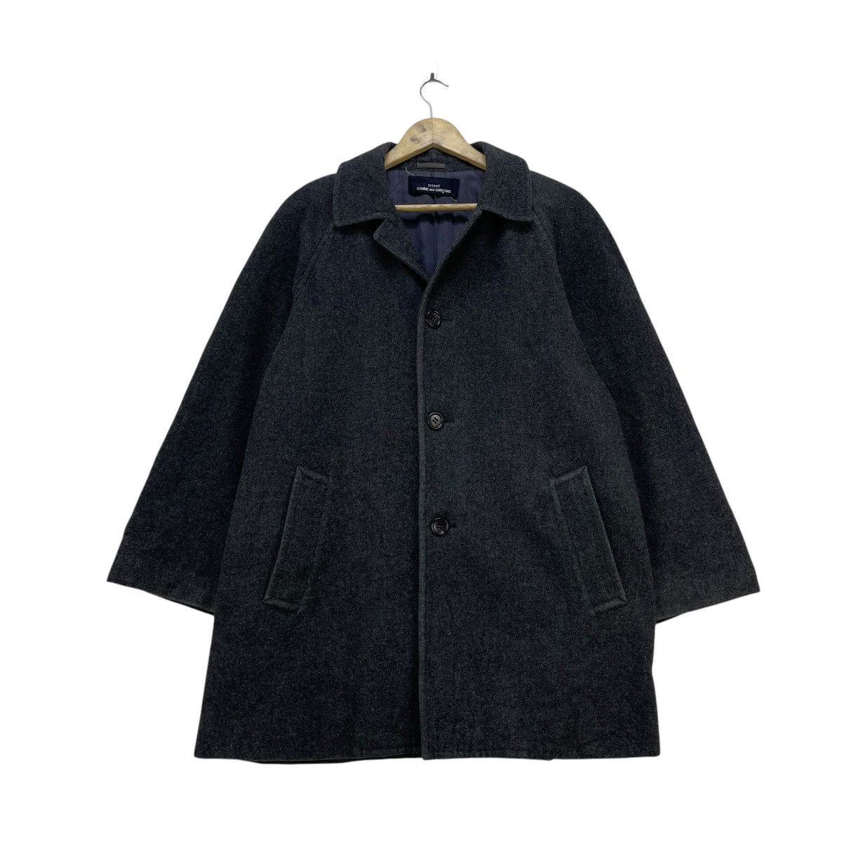 CDG by Comme des Garcons × Comme des Garcons × Vintage 💥Vintage Comme Des Carcons Tricot AD1993 Long Coat Jacket Size US S / EU 44-46 / 1 - 2 Thumbnail
