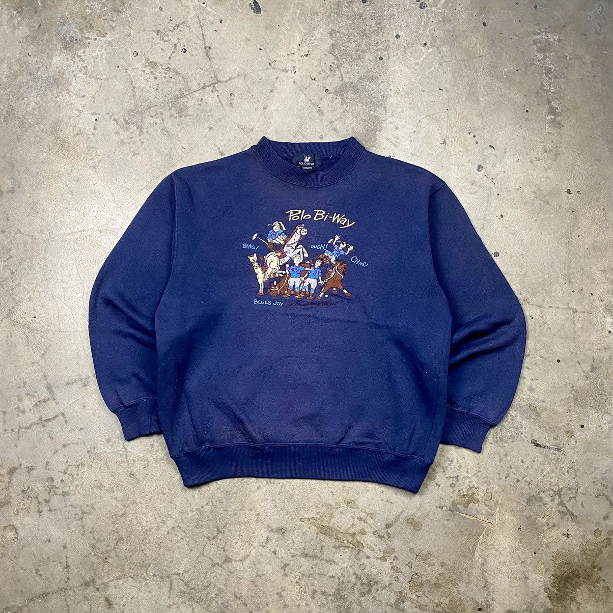Japanese Brand × Vintage Rare Polo Bi-Way Parody Humor Boxy Crewneck Size US M / EU 48-50 / 2 - 1 Thumbnail