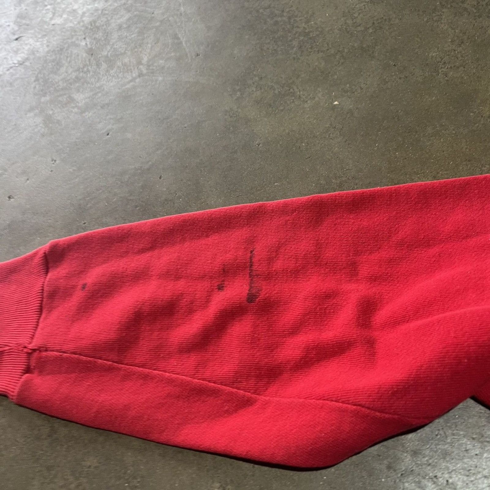 Vintage Vintage 70s Winston Salem State University Red Hoodie Size US L / EU 52-54 / 3 - 4 Thumbnail