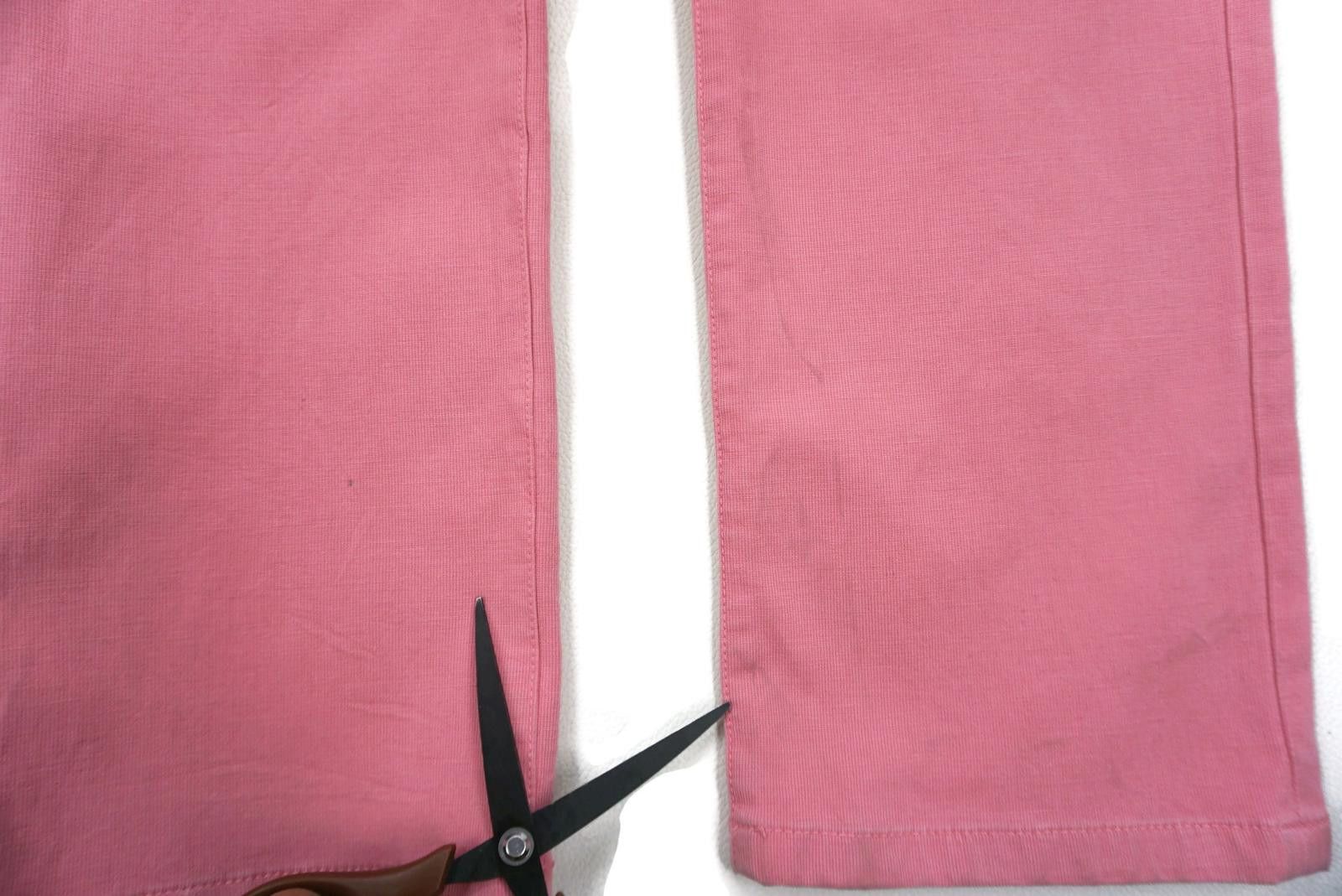 Vintage Lacoste Pants Relaxed Fit Pink Trousers fits W31xL31.5 Size 30" / US 8 / IT 44 - 7 Thumbnail