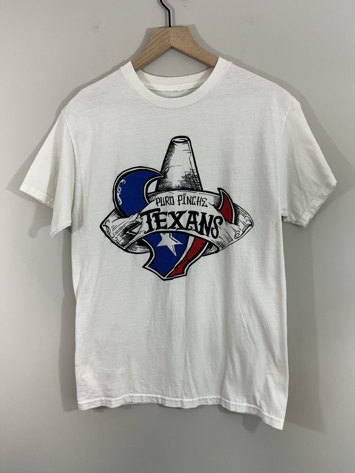 Vintage Pure Fucking Texans NFL Texas Football Tee Size US M / EU 48-50 / 2 - 1 Thumbnail