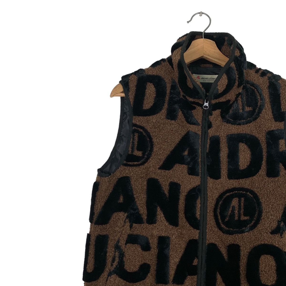 Andreluciano ANDRELUCIANO Big Logo Fleece Vest #0656-C30 Size US M / EU 48-50 / 2 - 6 Thumbnail