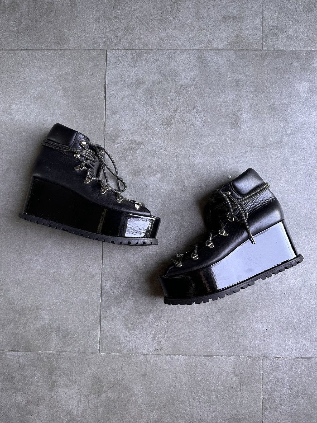 Sacai SACAI PLATFORM SANDAL BOOTS | Grailed
