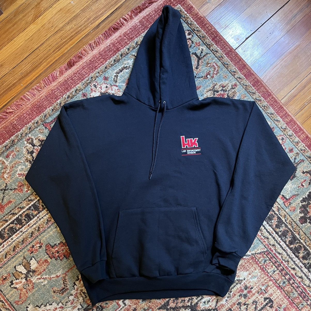 Vintage HK Heckler Koch Law Enforcement Gun XL Hoodie Sweatshirt Size US XL / EU 56 / 4 - 1 Thumbnail
