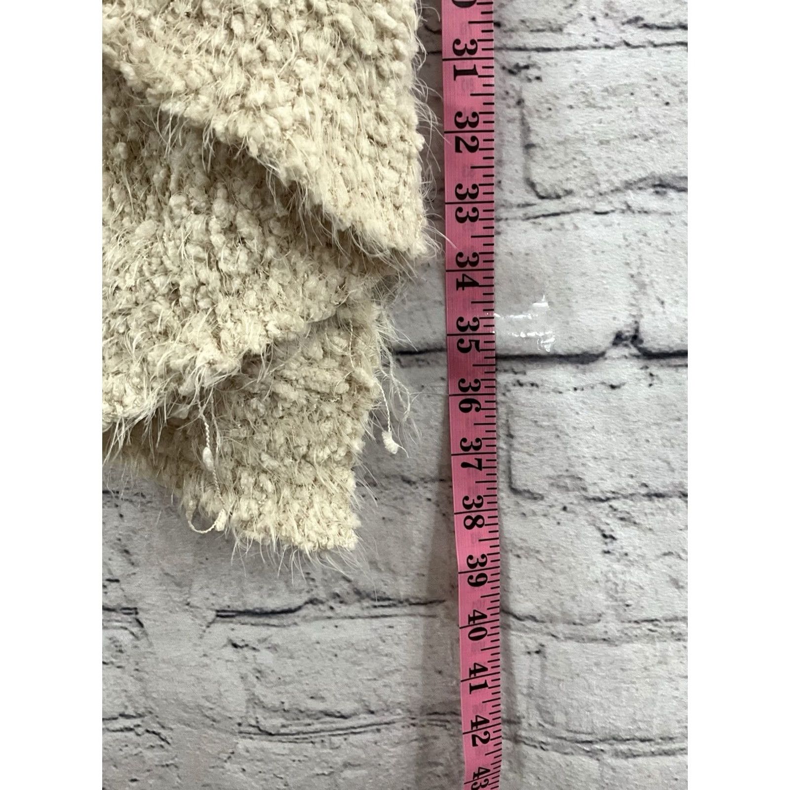 Vintage Alya Long Cardigan Woman Cardigan Cream Crochet S Relaxed Small Size S / US 4 / IT 40 - 3 Thumbnail