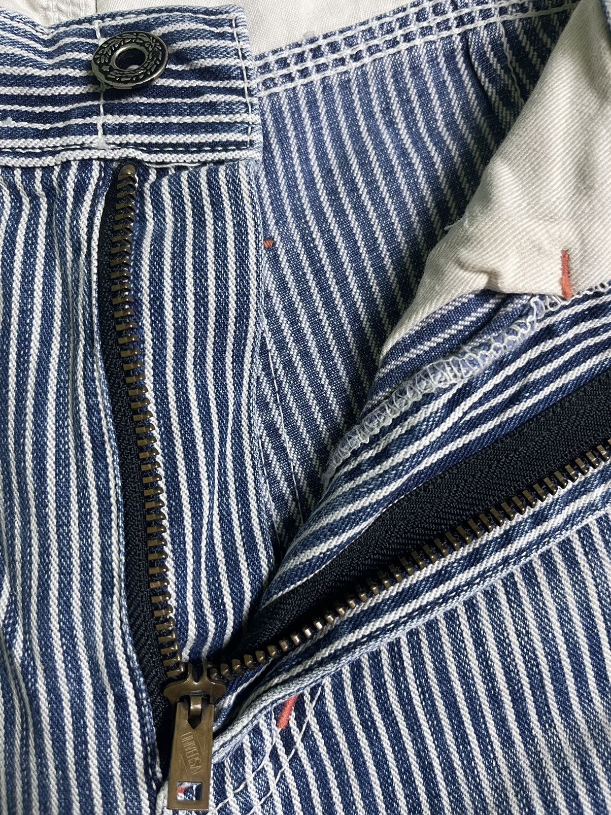 Japanese Brand × Johnbull Vintage John Bull Carpenter Stripe Denim Pant Size US 30 / EU 46 - 4 Thumbnail