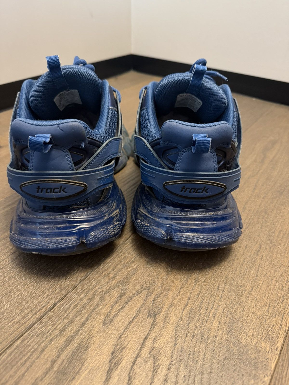 Balenciaga Balenciaga Track Dark Blue Clear Sole Size US 11 / EU 44 - 4 Thumbnail