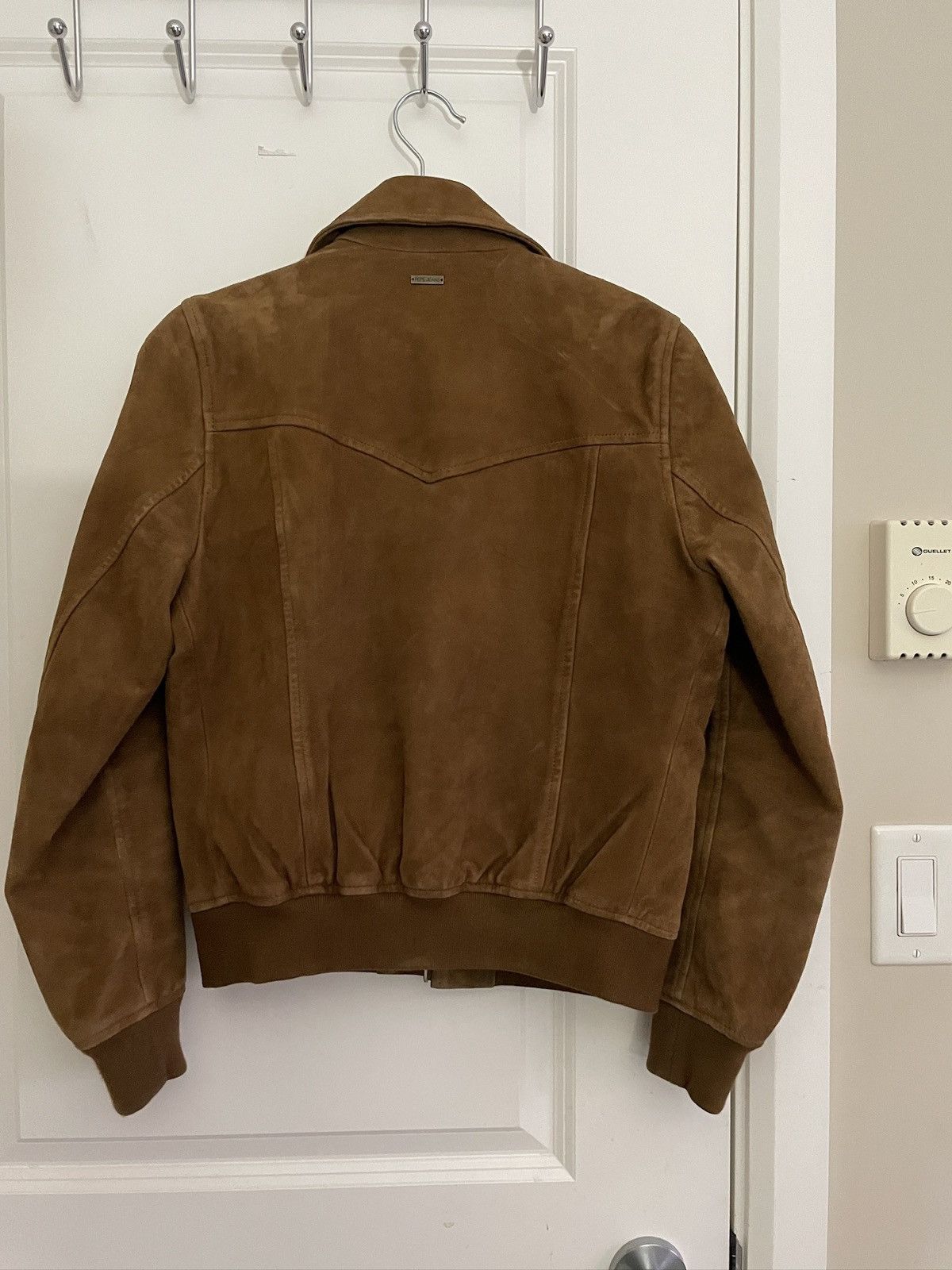 Pepe Jeans Brown Suede Leather Jacket Grailed