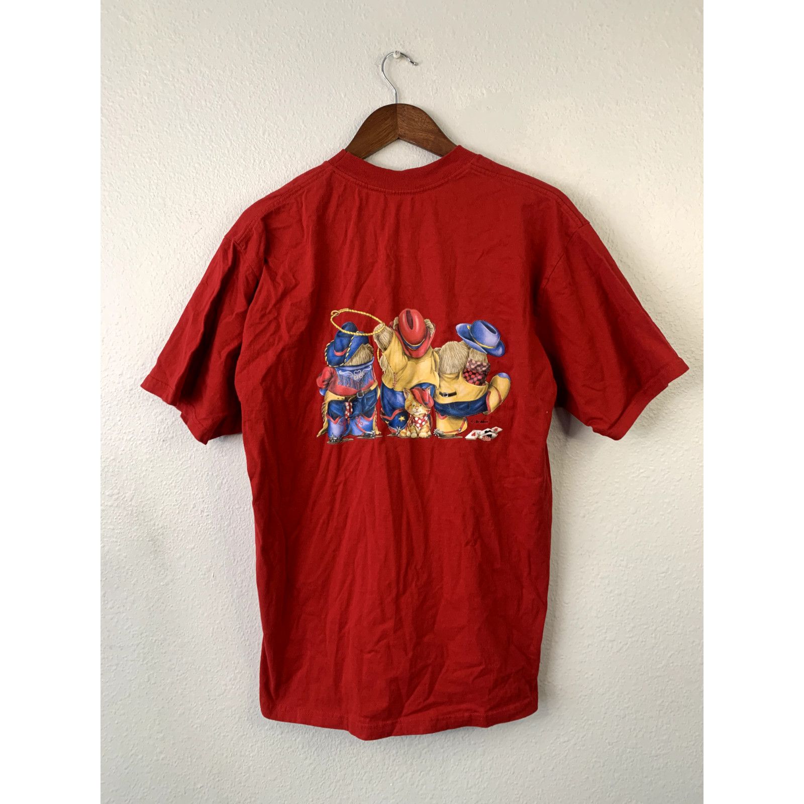 Jerzees Vintage Family Reunion Shirt Knowles Bear T-Shirt VTG XL Size US XL / EU 56 / 4 - 2 Thumbnail