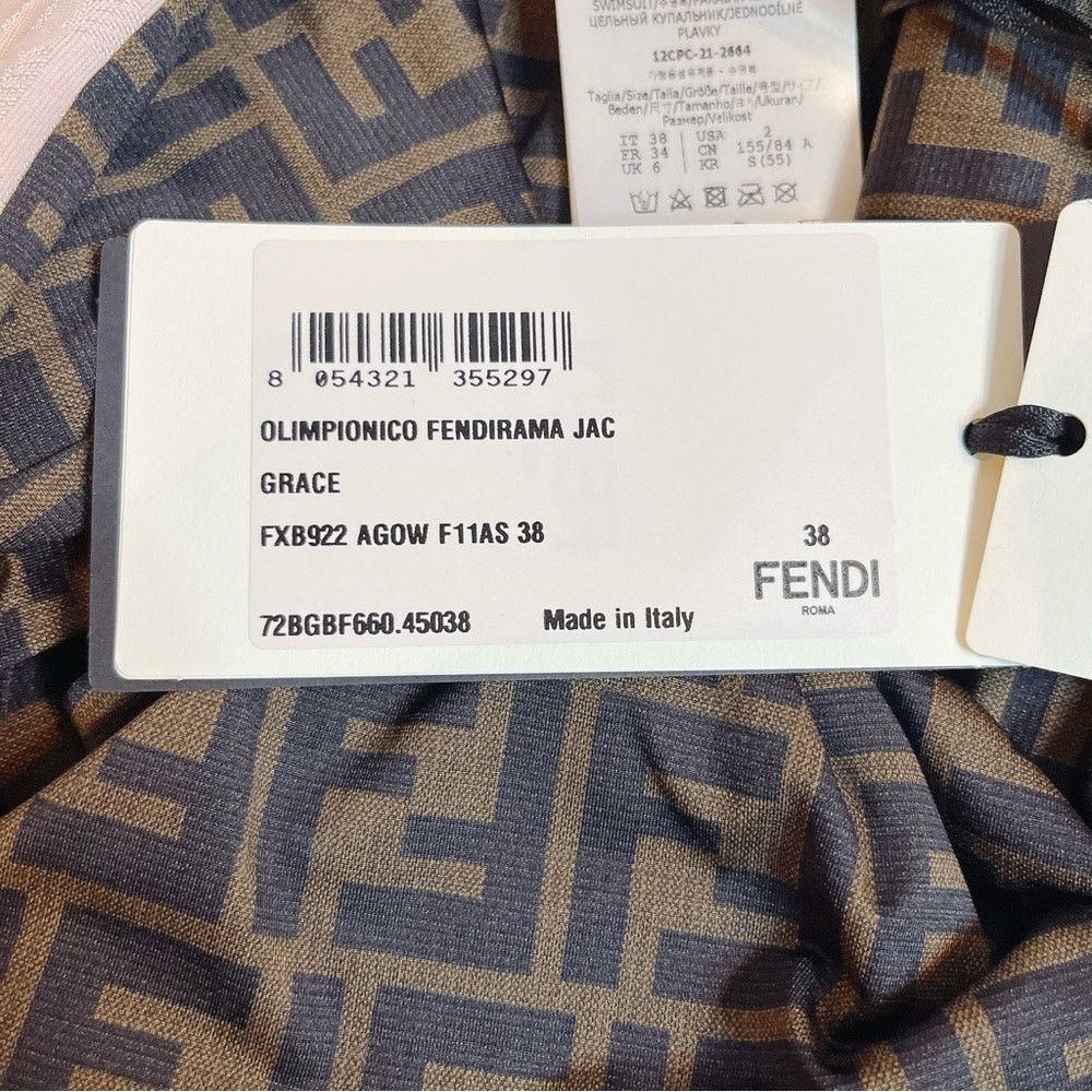 Fendi FF logo reversible swimsuit 38 Size XS / US 0-2 / IT 36-38 - 7 Thumbnail