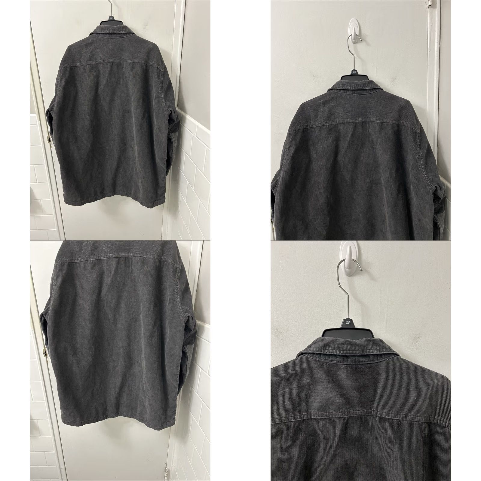 Eddie Bauer VINTAGE Eddie Bauer Corduroy Jacket Mens L Gray Flannel Lined Relaxed Fit Elbow Patches Size US L / EU 52-54 / 3 - 8 Thumbnail