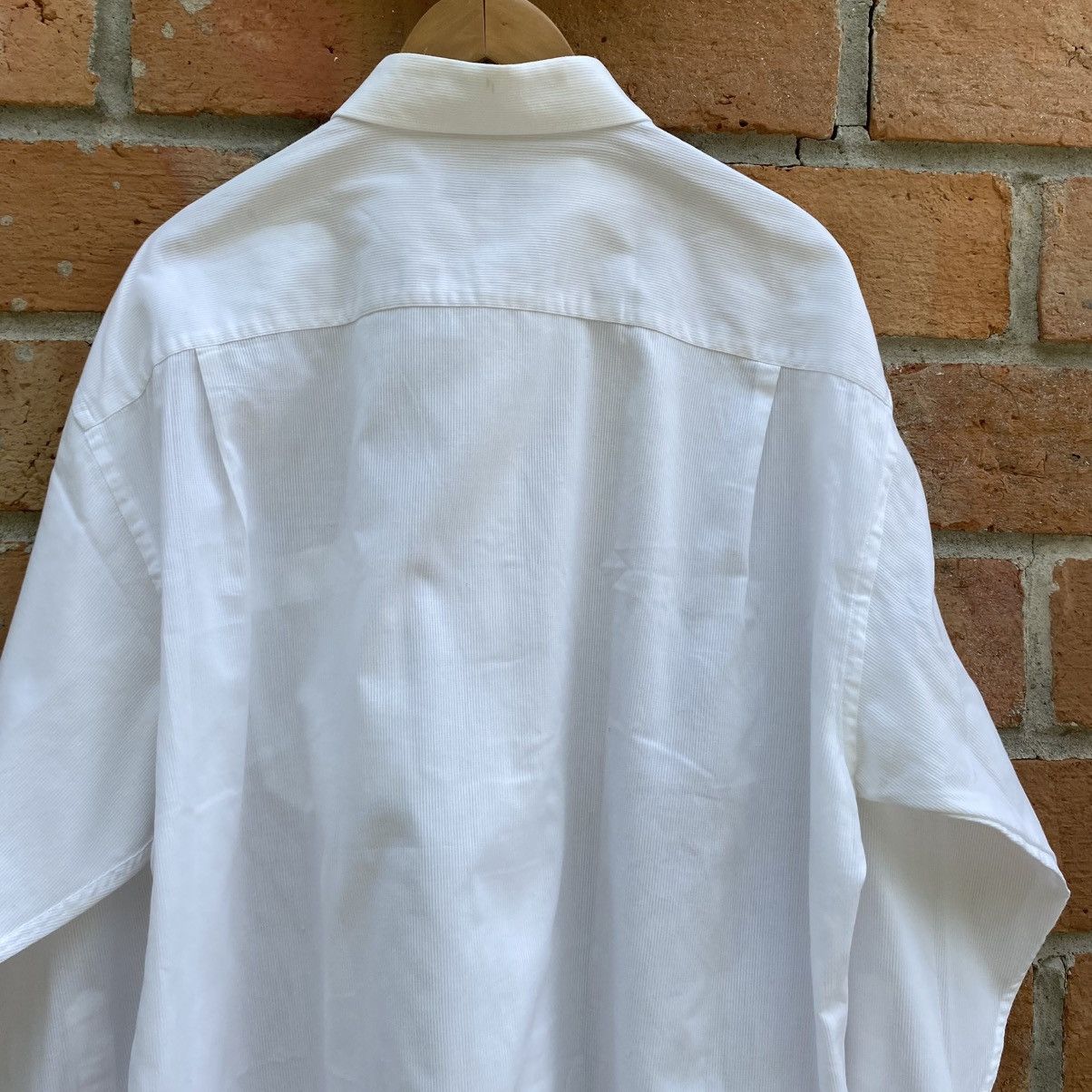 Givenchy GIVENCHY White Long Sleeve Button-Up Shirt Size US XL / EU 56 / 4 - 6 Thumbnail
