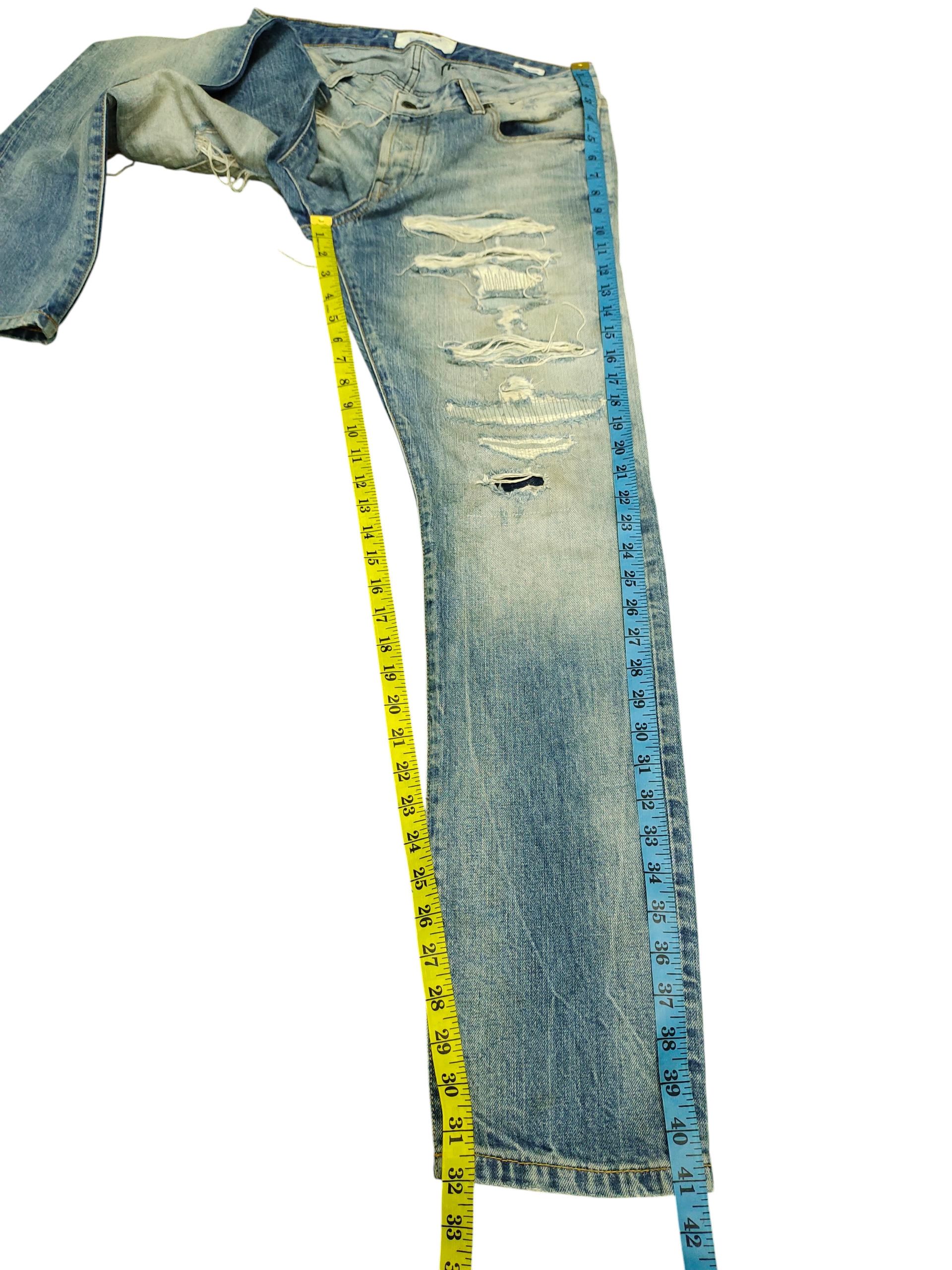 Scotch & Soda Vintage Y2k Scotch & Soda Clawmark Distress Faded Jeans Size US 30 / EU 46 - 19 Thumbnail