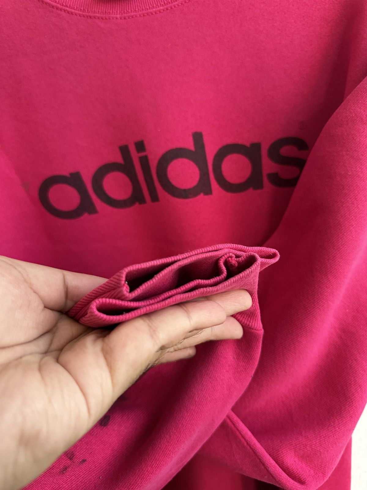 Adidas vintage 80s 90s adidas spell out sweatshirts Size US M / EU 48-50 / 2 - 8 Thumbnail