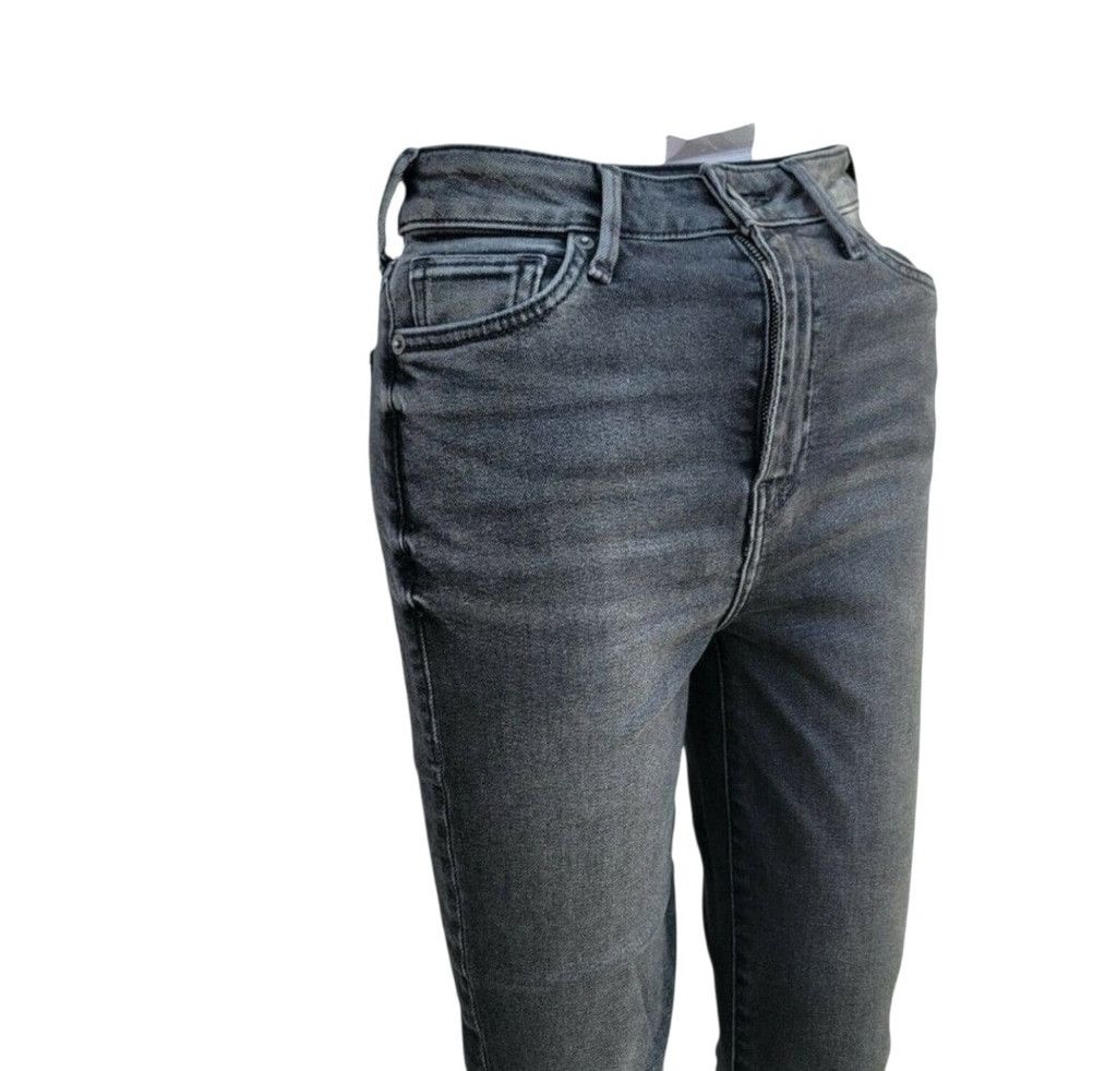 True Religion True Religion CAIA Super Skinny Gray Jeans 26W Inseam 28 Size 26" / US 2 / IT 38 - 8 Thumbnail