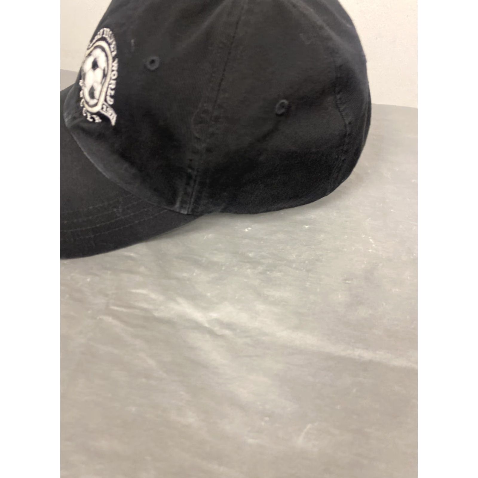 Disney VINTAGE Walt Disney World Soccer Baseball Cap Adjustable Unisex Adults Black Sports 80s Size ONE SIZE - 3 Thumbnail