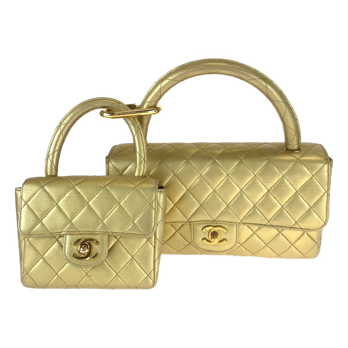Chanel Chanel Chanel Matelasse Lambskin 2way Bag Leather Handbag DUTY FREE for USA Size ONE SIZE - 1 Thumbnail