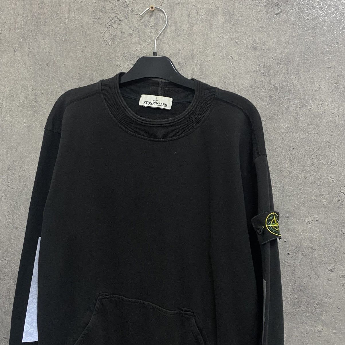 Stone Island Stone Island Sweatshirt Crewneck Black Badge Patch Size US S / EU 44-46 / 1 - 3 Thumbnail