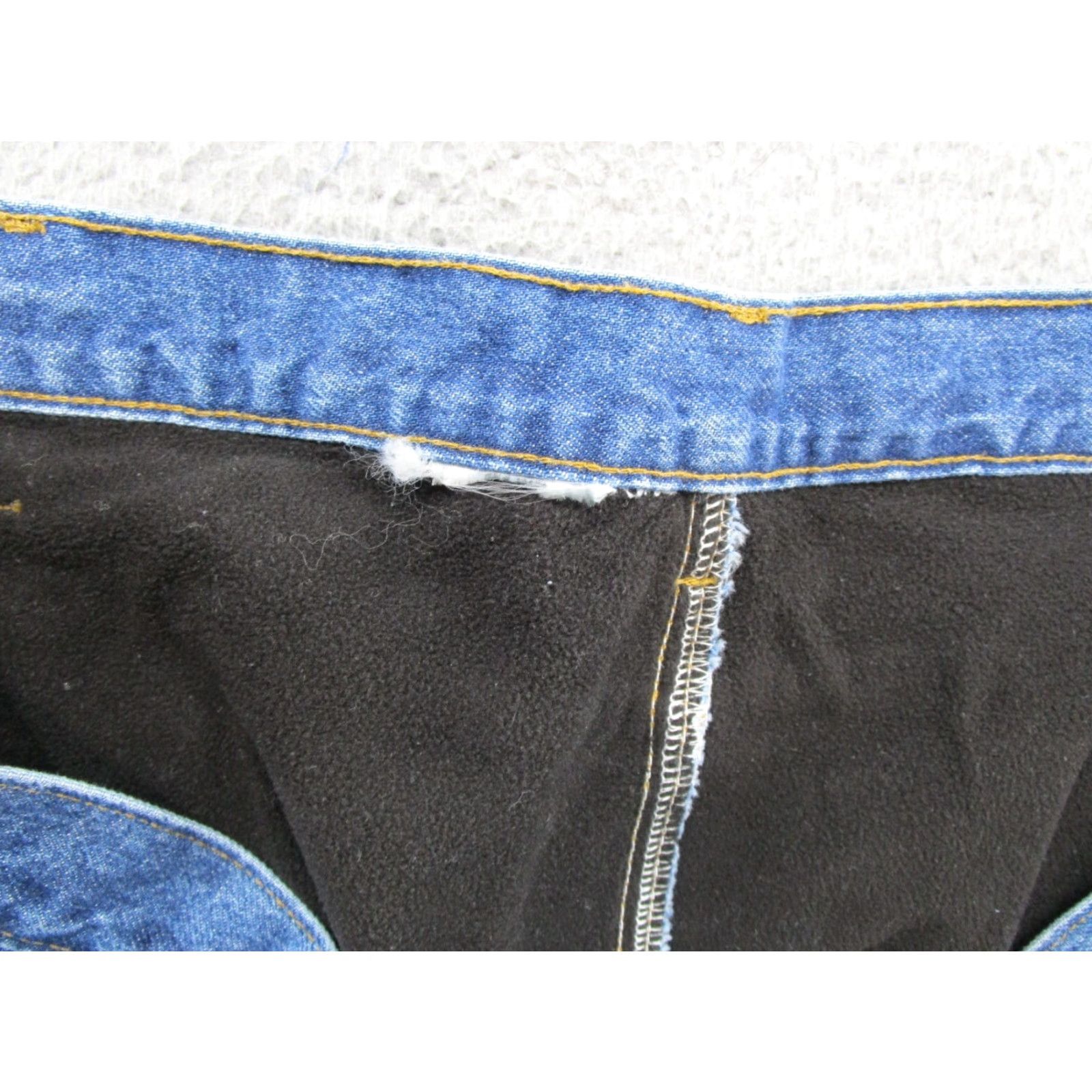 Carhartt Carhartt Jeans Men's 42x30 Blue Denim Fleece Lined Black Workwear Outdoor Size US 42 / EU 58 - 4 Thumbnail