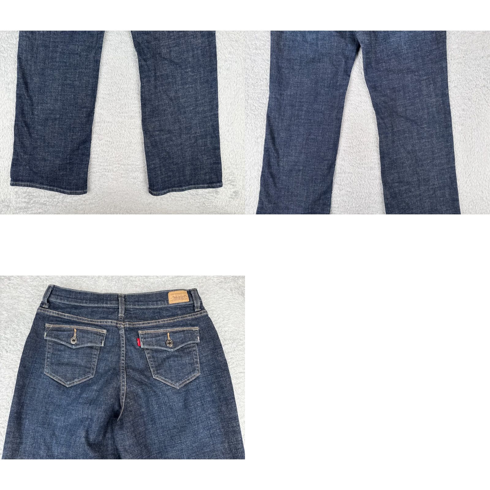 Levi's Levis Premium Jeans Womens 12 Blue Denim 512 Bootcut Perfectly Slimming 30x29 Size 34" / US 12 / IT 48 - 10 Thumbnail
