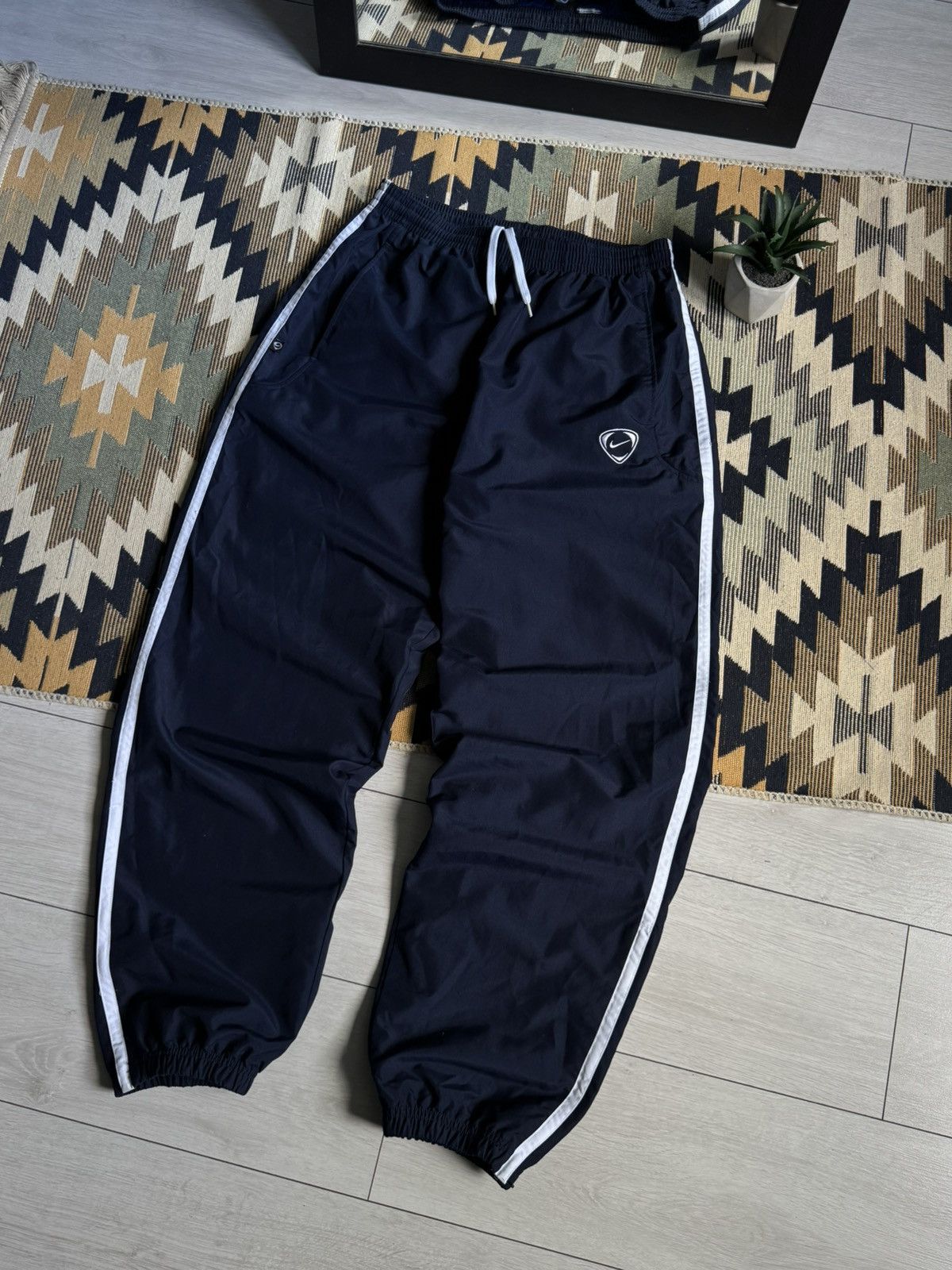 Nike Vintage Nike Nylon Baggy Y2K Drill Pants Size US 36 / EU 52 - 5 Thumbnail