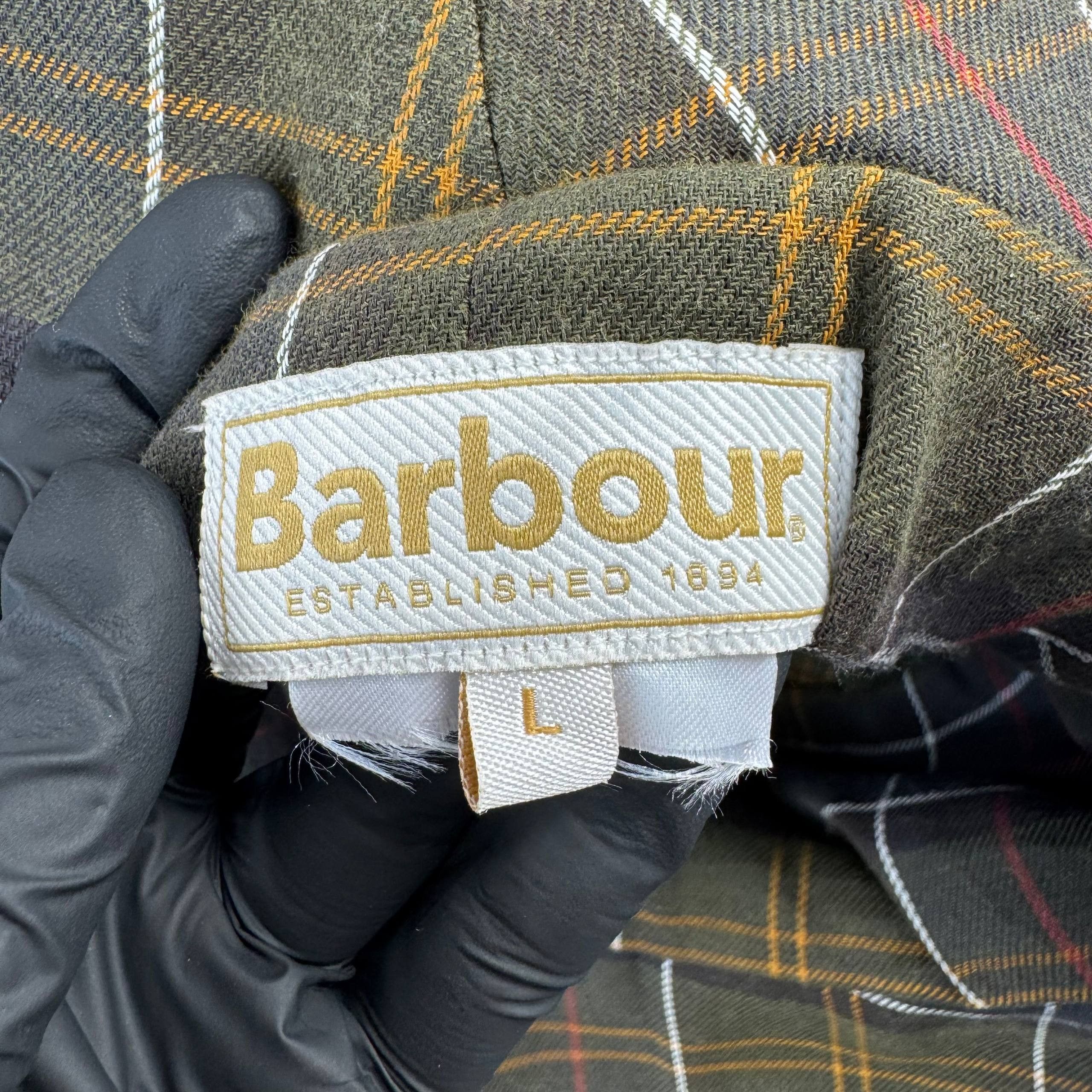 Barbour Barbour Waxed Rain Hat Olive Green Bucket Hat Size L Size 36 - 7 Thumbnail