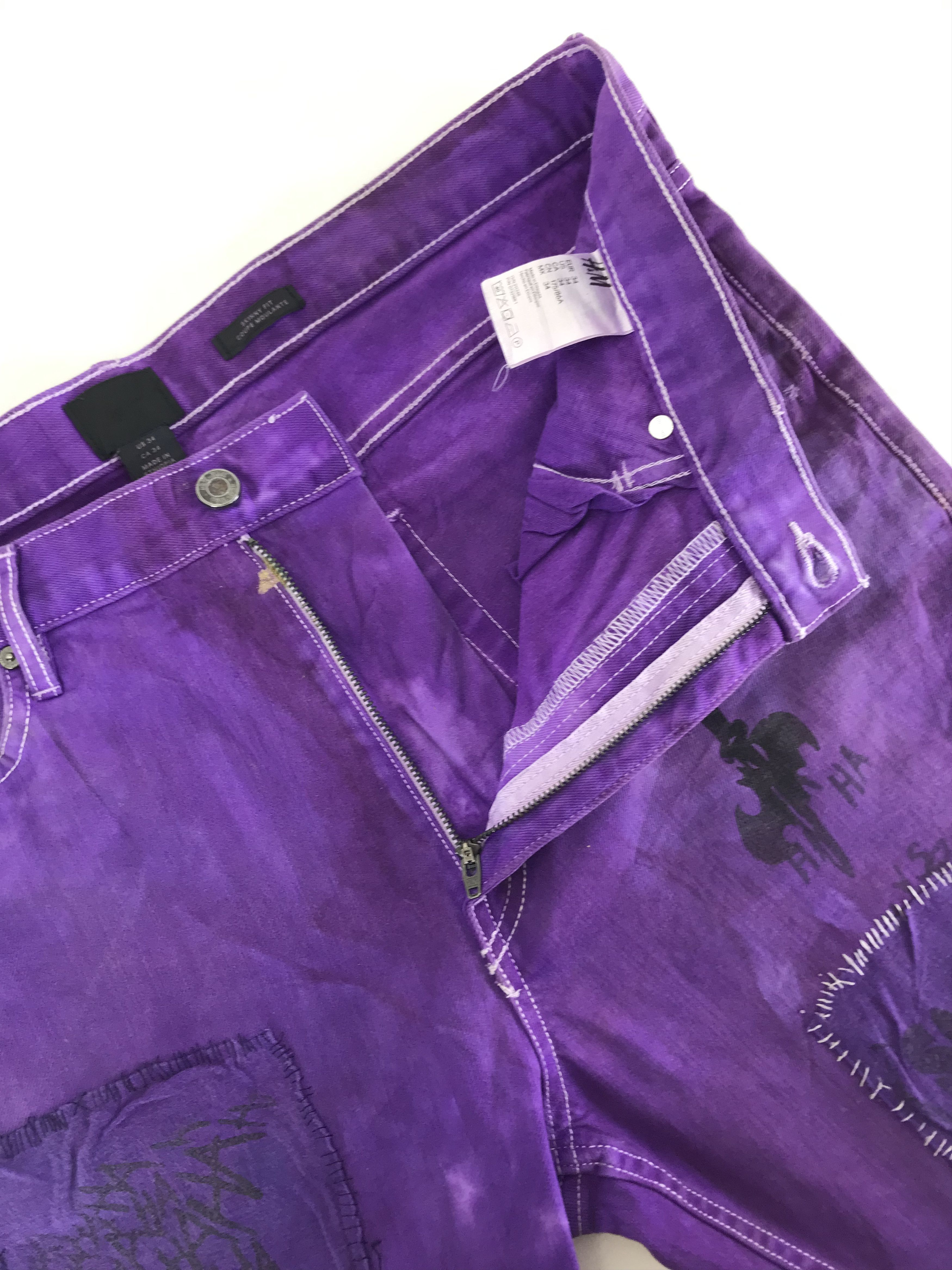 H&M H&M Custom Joker Ambivalence Jeans Size US 34 / EU 50 - 12 Thumbnail