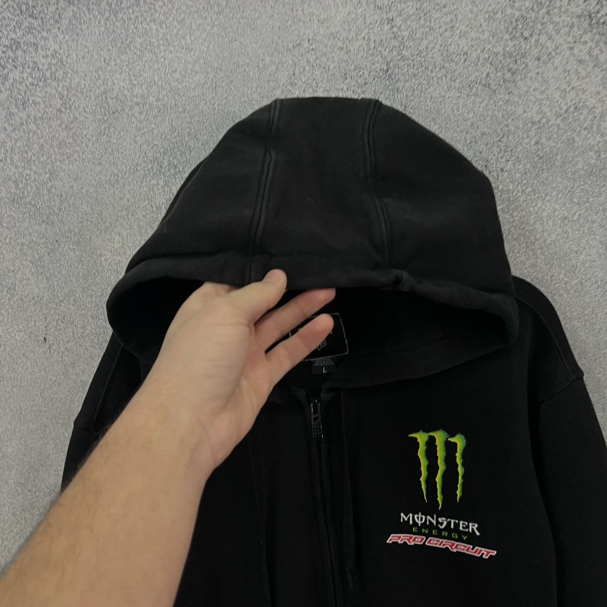 Fox Racing Vintage Fox Monster Zip Hoodie size L Size US L / EU 52-54 / 3 - 5 Thumbnail
