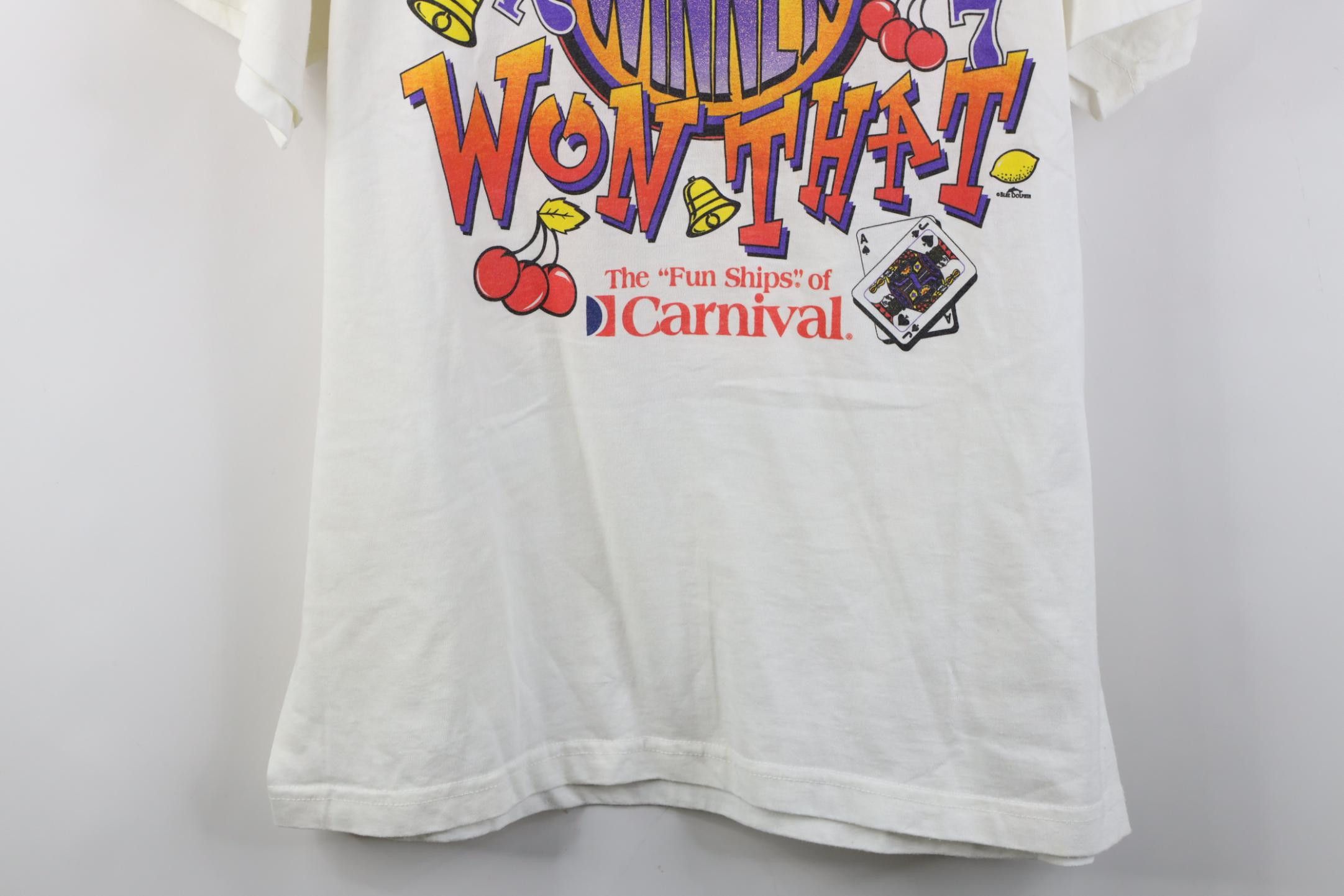 Vintage Vintage 90s Streetwear Cruise Ship Gambling Cards T-Shirt Size US L / EU 52-54 / 3 - 3 Thumbnail