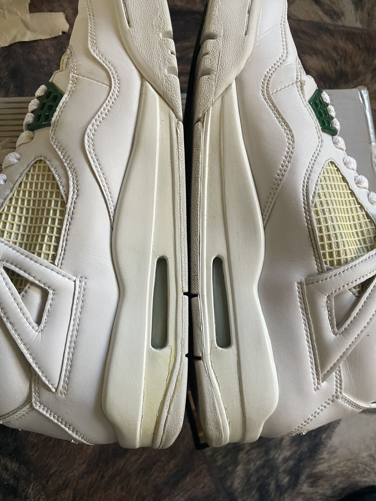 Jordan Brand Nike air jordan 4 retro classic green 2004 OG 44 1 3 5 maya Size US 10 / EU 43 - 4 Thumbnail