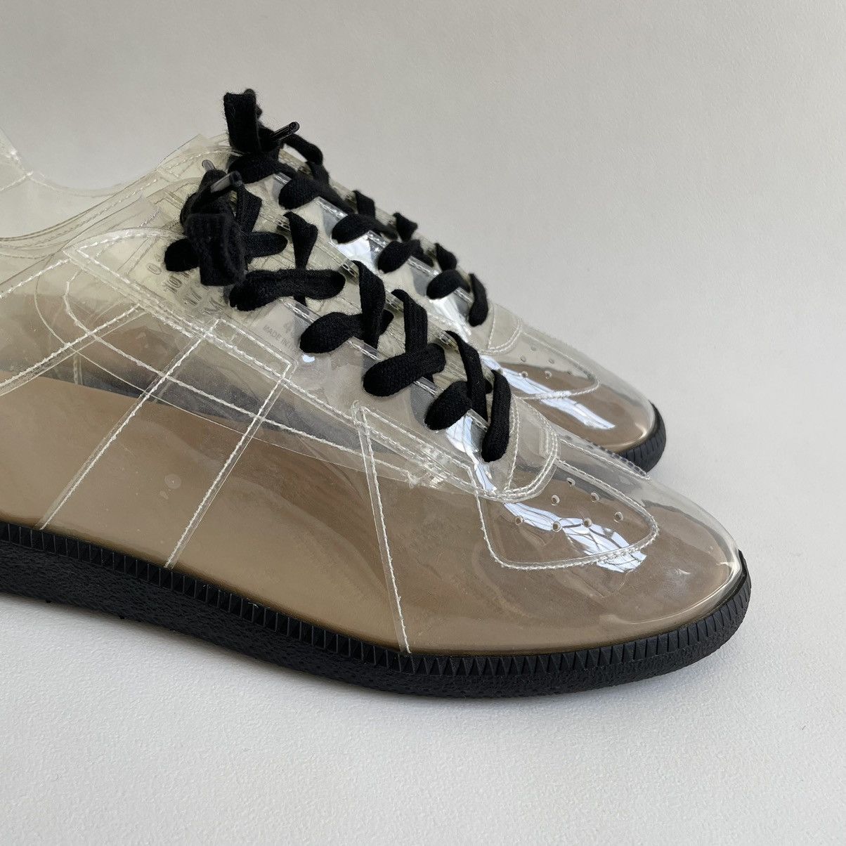 Maison Margiela S/S 21 Clear PVC GAT Sneakers Size US 10 / EU 43 - 5 Thumbnail