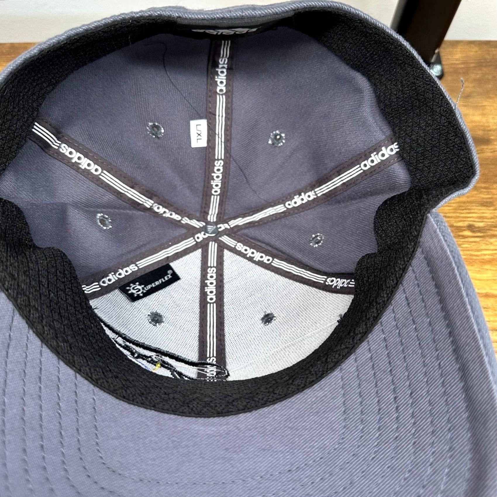 Adidas Adidas Grey NBA Basketball Cap Mens LXL Sport Casual Hat Size ONE SIZE - 6 Thumbnail