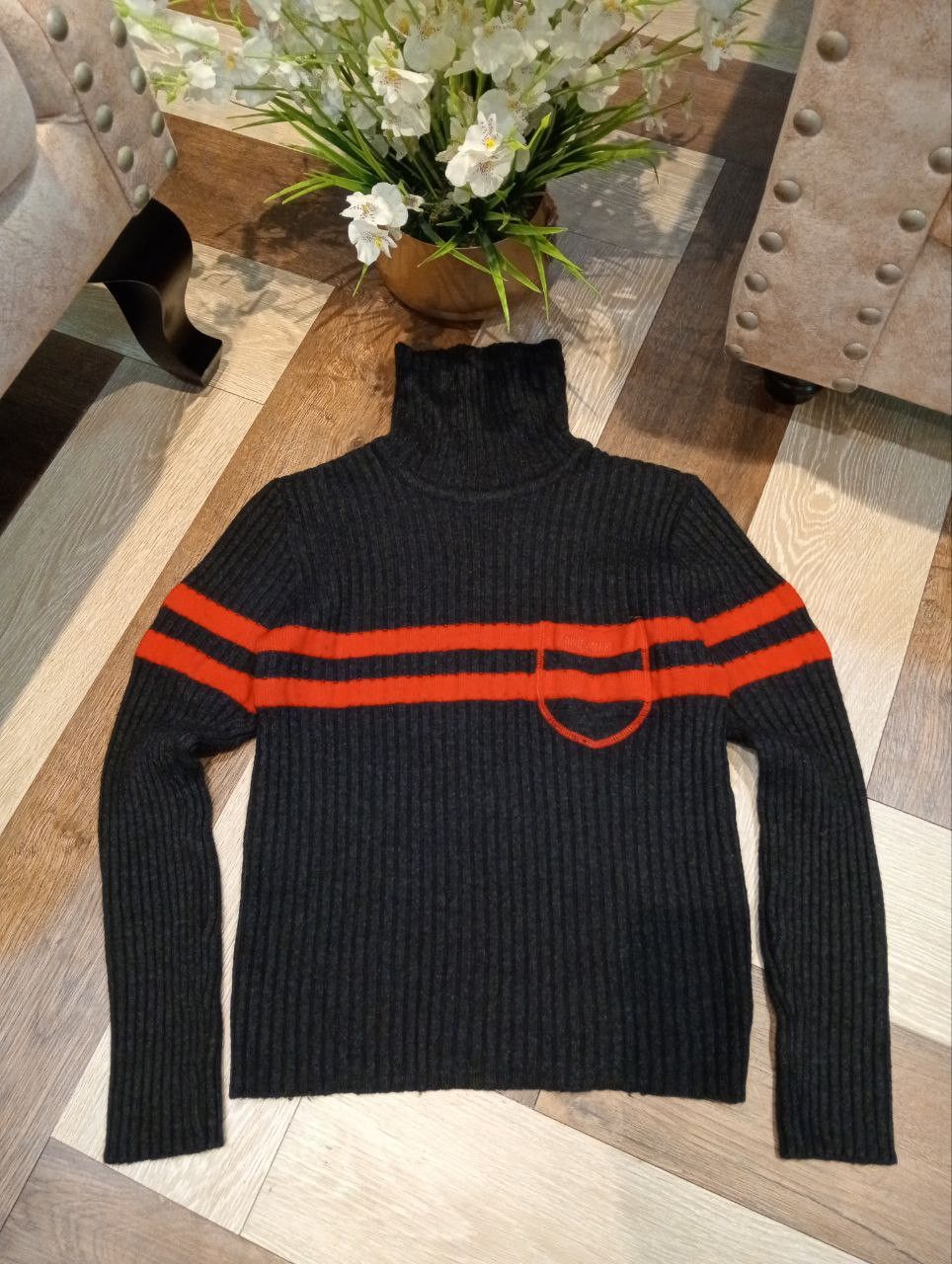 Dirk Bikkembergs DIRK BIKKEMBERGS LINE HIGH NECK KNIT SWEATER Size US S / EU 44-46 / 1 - 1 Thumbnail