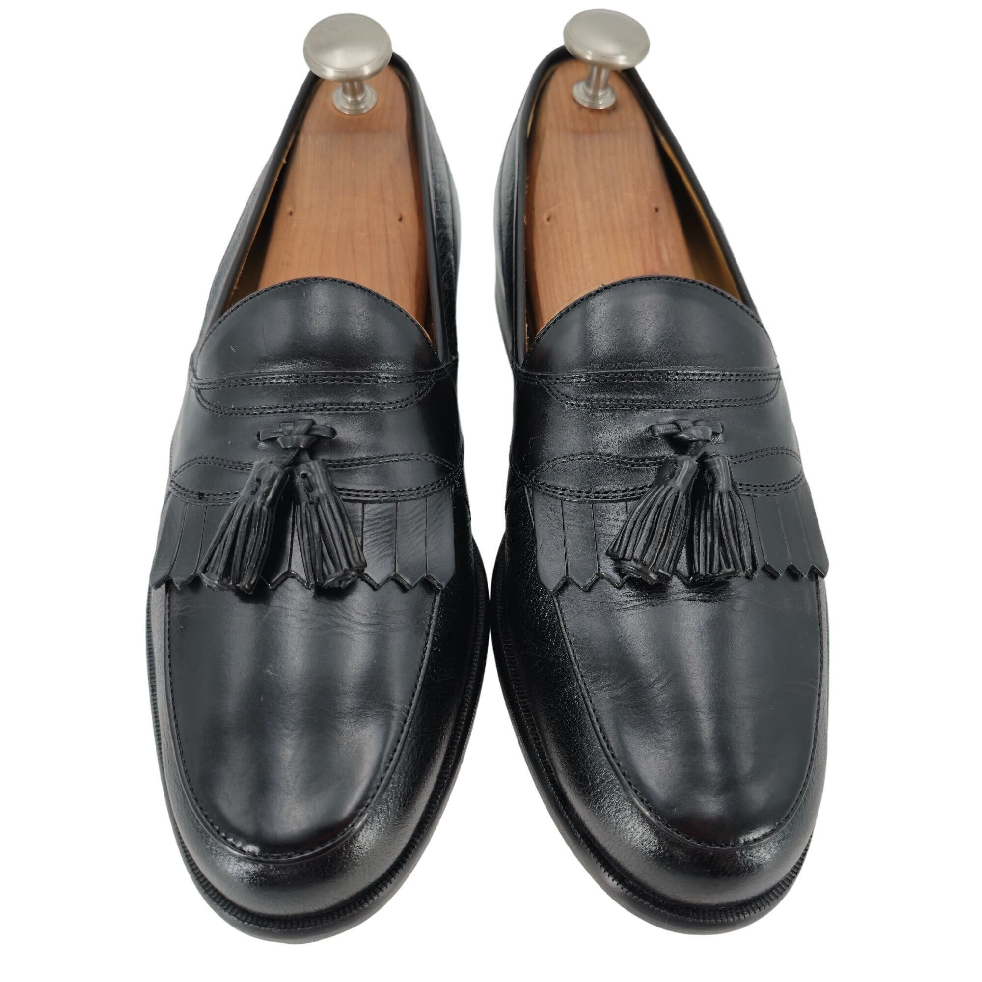 Johnston & Murphy NEW Johnston & Murphy Men's size 9.5W Black Deerskin Leather Size US 9.5 / EU 42-43 - 9 Thumbnail