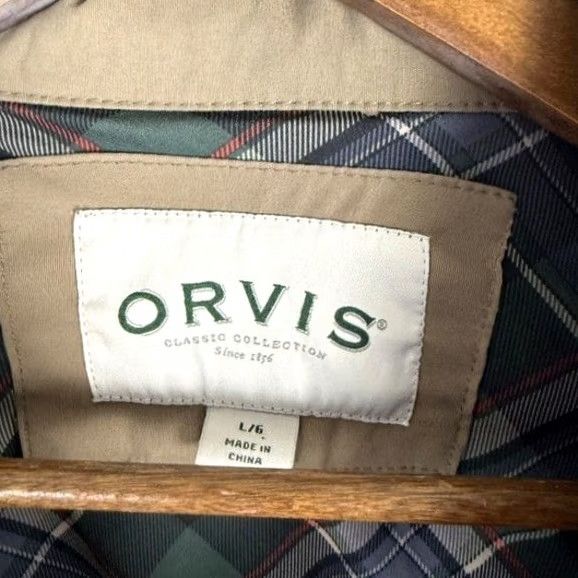 Orvis Orvis Windbreaker Jacket Beige Nylon Full Zip Pockets Mens LARGE Size US L / EU 52-54 / 3 - 3 Thumbnail