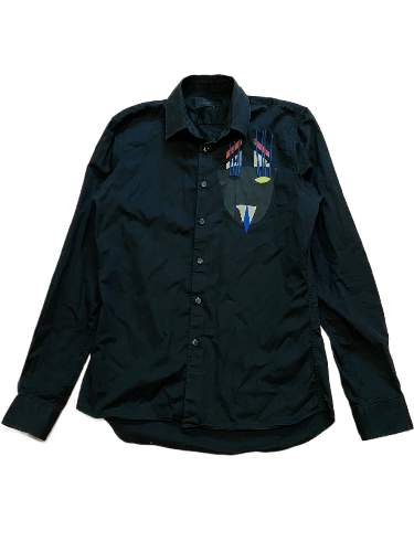 Diesel Black Gold Vintage Diesel Black Gold Button Up Shirt Size S Size US S / EU 44-46 / 1 - 1 Thumbnail
