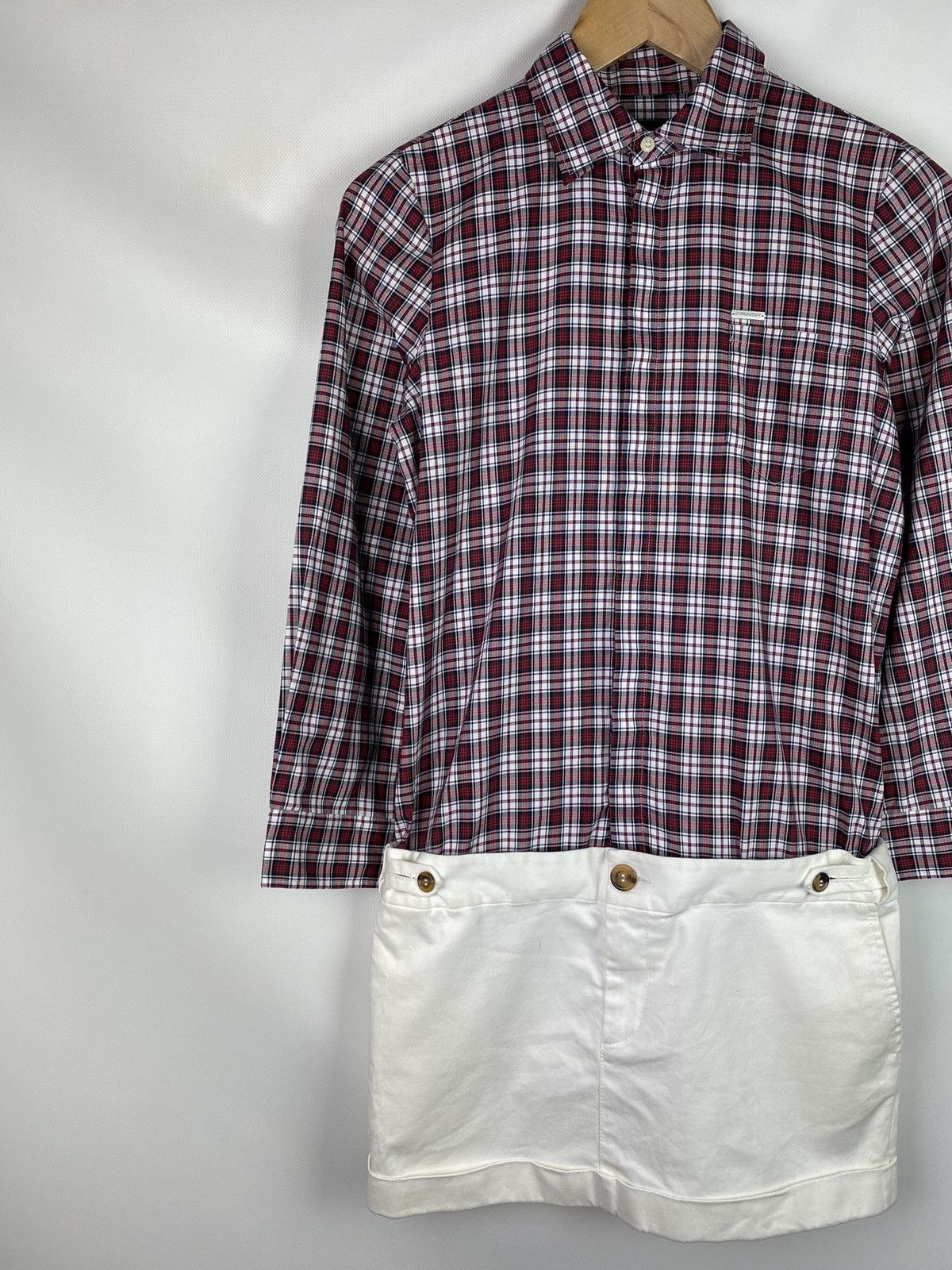 Dsquared2 Dsquared2 ladies plaid shirt dress size 40 Size S / US 4 / IT 40 - 2 Thumbnail