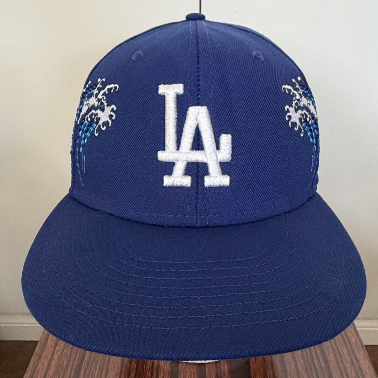 New Era NEW ERA 59FIFTY LOS ANGELES DODGERS CAP HAT MLB TONAL WAVE 8 Size ONE SIZE - 1 Thumbnail