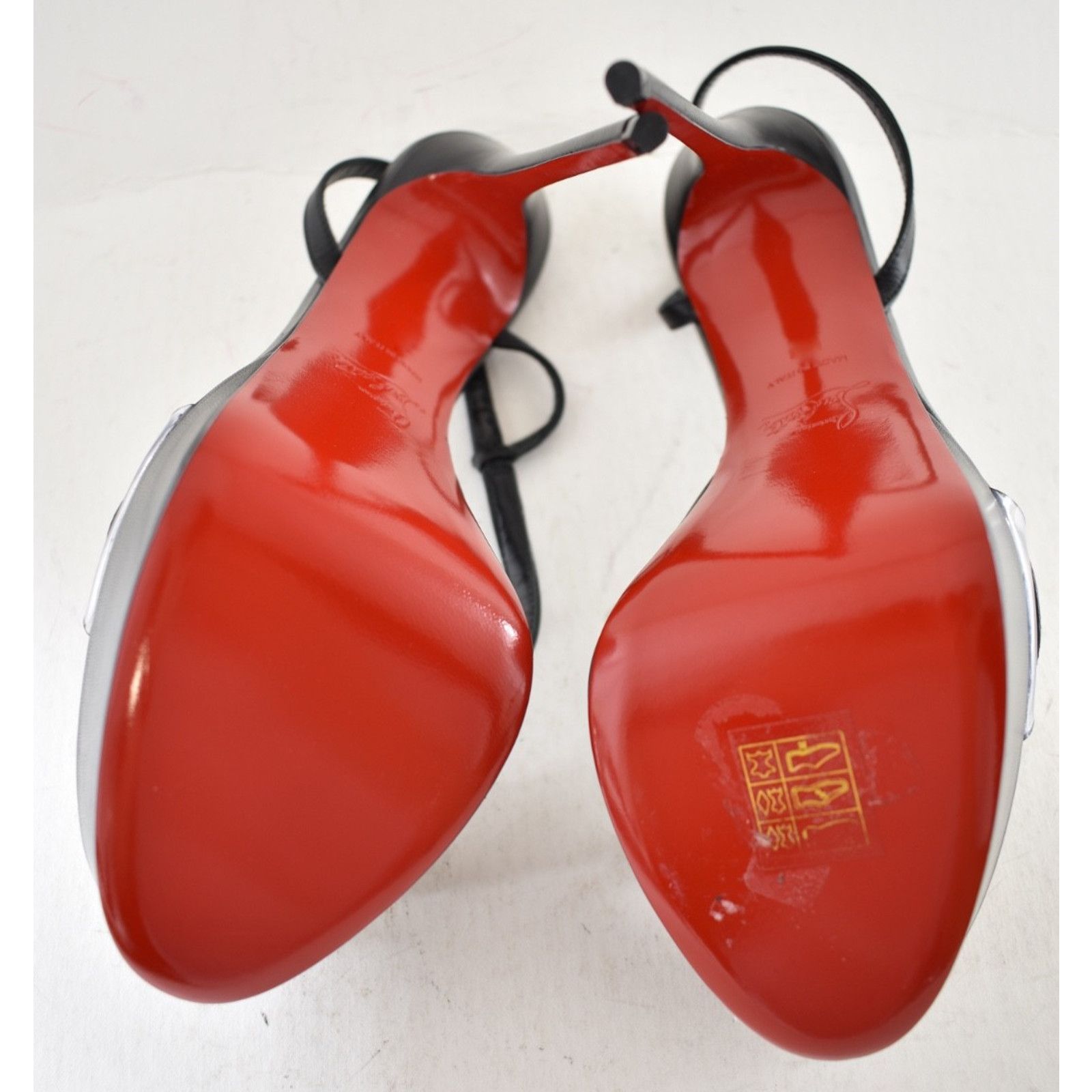 Christian Louboutin Christian Louboutin Rosalie Alta 150 Black Strap Platform Size US 11 / IT 41 - 13 Thumbnail