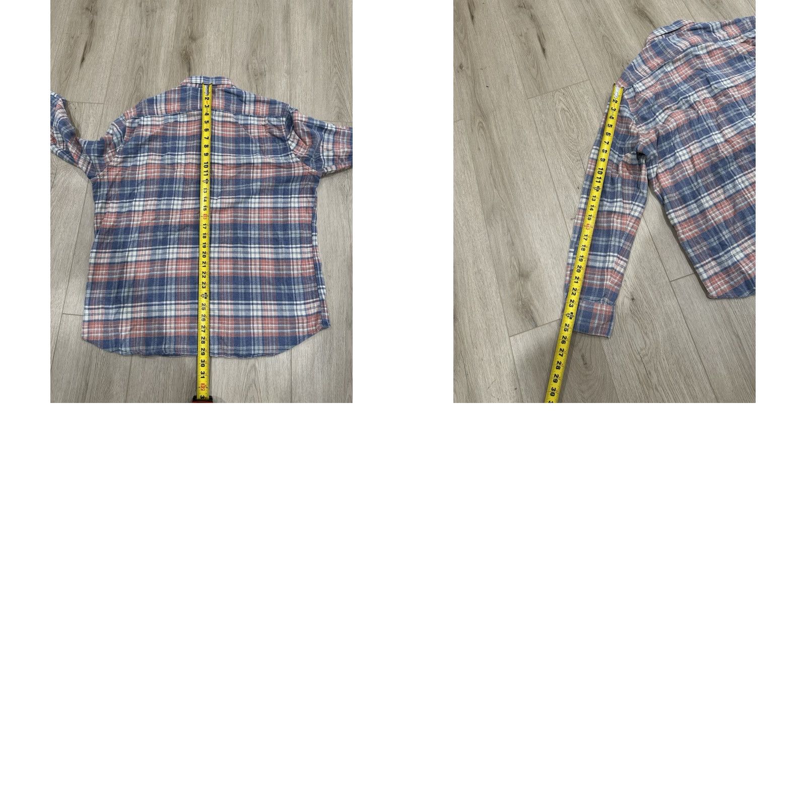 Faherty Faherty The All Time Casual Shirt Mens 2XL Plaid Flannel Multicolor Cotton Blend Button-Up Long Sleeve Classic Fit Size US XXL / EU 58 / 5 - 9 Thumbnail