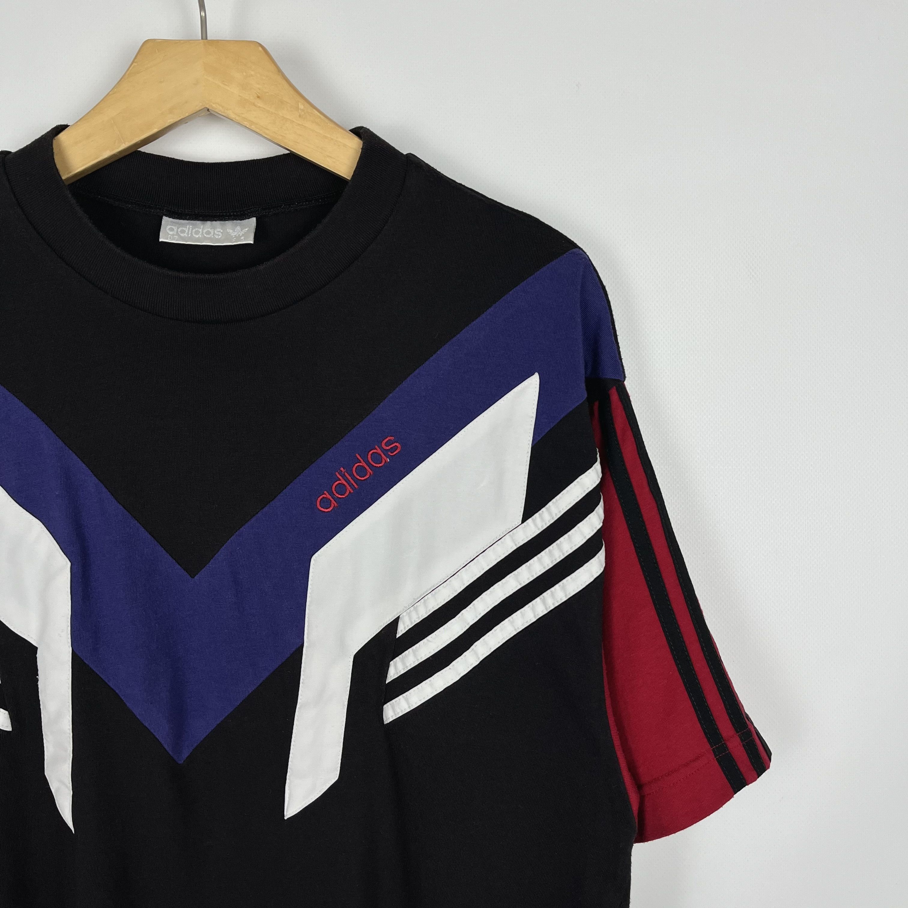 Adidas Vintage Adidas Colour Block T Shirt 90’s Size US L / EU 52-54 / 3 - 2 Thumbnail