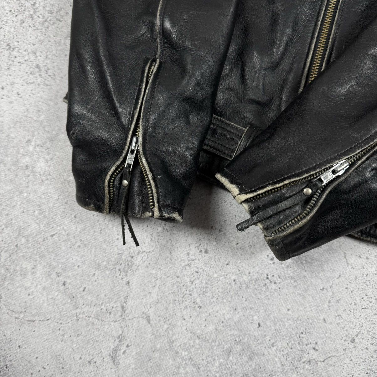 Harley Davidson × Vintage Harley Davidson Vintage Motorcycle Biker Leather Jacket Size US XL / EU 56 / 4 - 10 Thumbnail