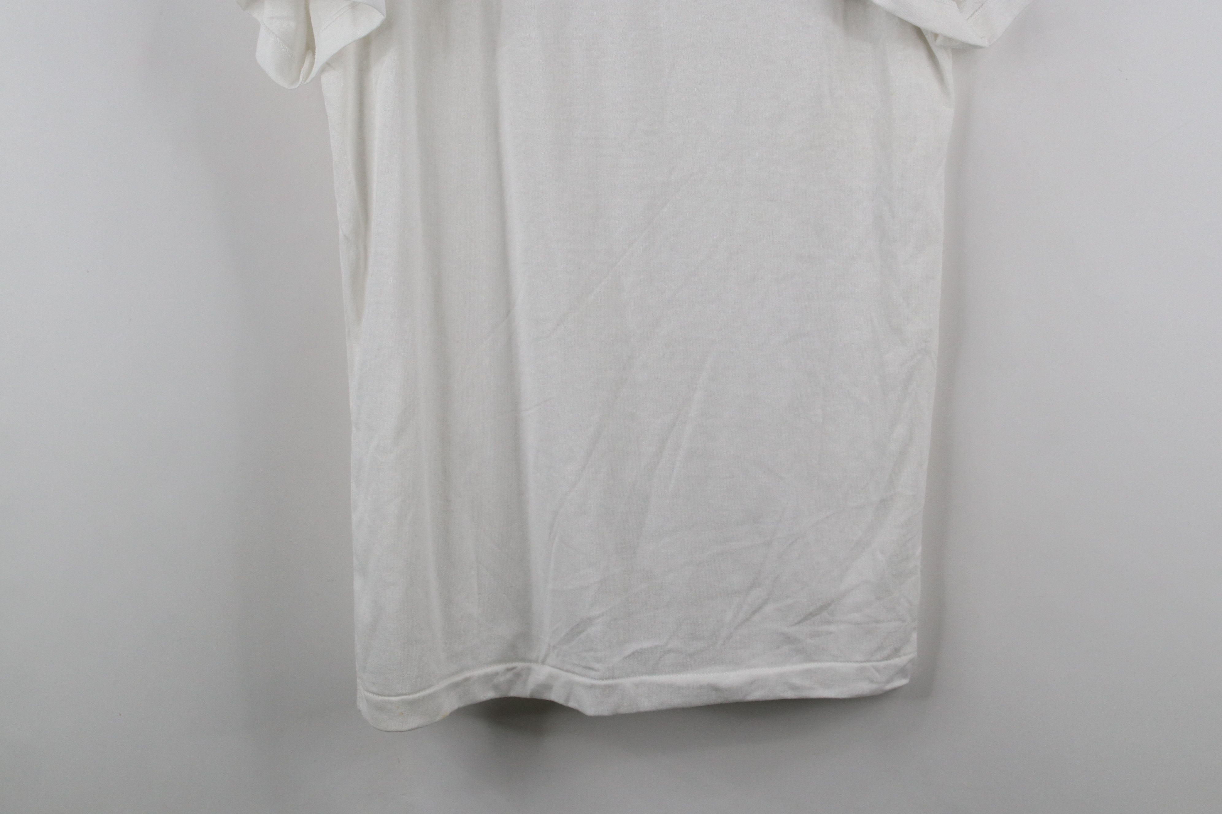 Vintage Deadstock Vintage 90s Streetwear Henley T-Shirt White USA Size US M / EU 48-50 / 2 - 3 Thumbnail