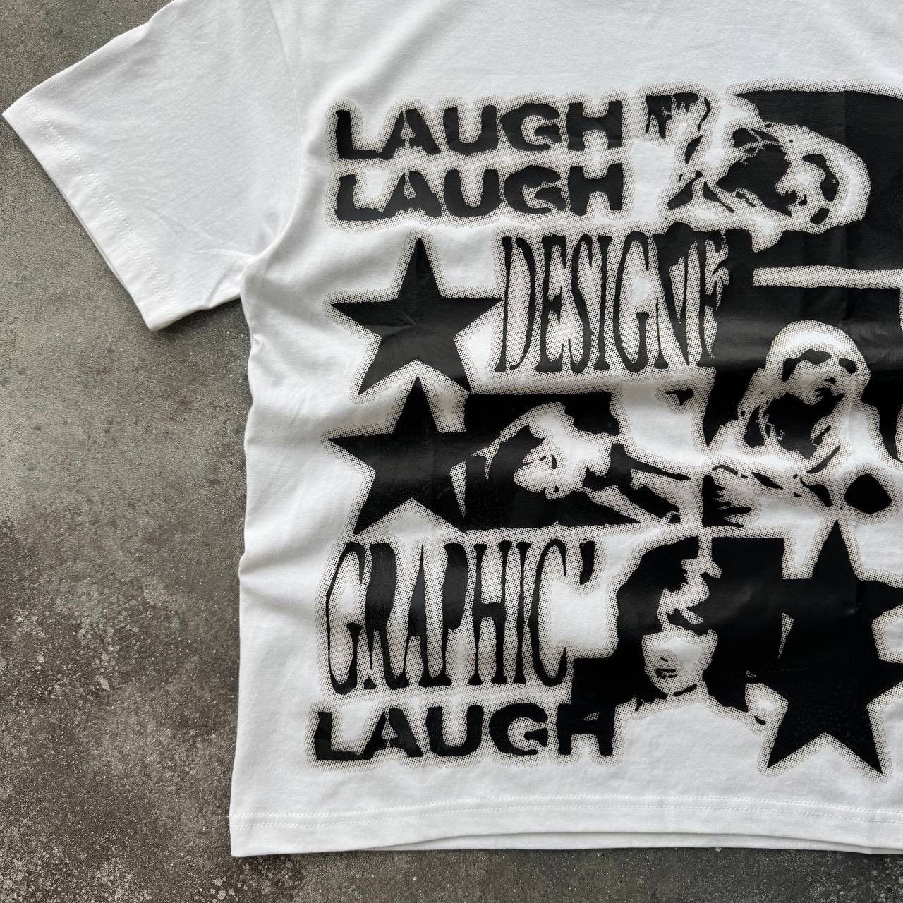20471120 × Vintage Sexy Y2K Glamour Grunge Vintage Oversize T-Shirt Size M / US 6-8 / IT 42-44 - 4 Thumbnail