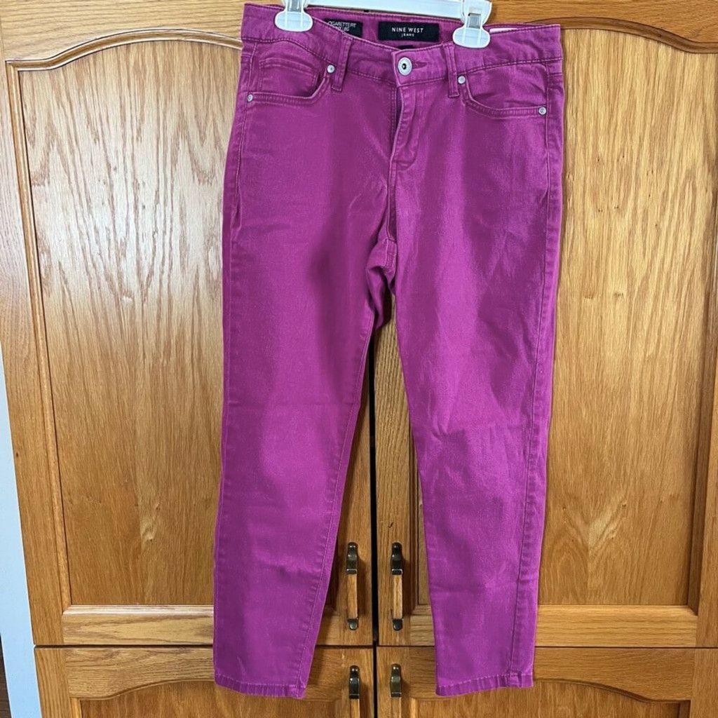 Nine West Vibrant Pink Women's Jeans Size 28" / US 6 / IT 42 - 1 Thumbnail