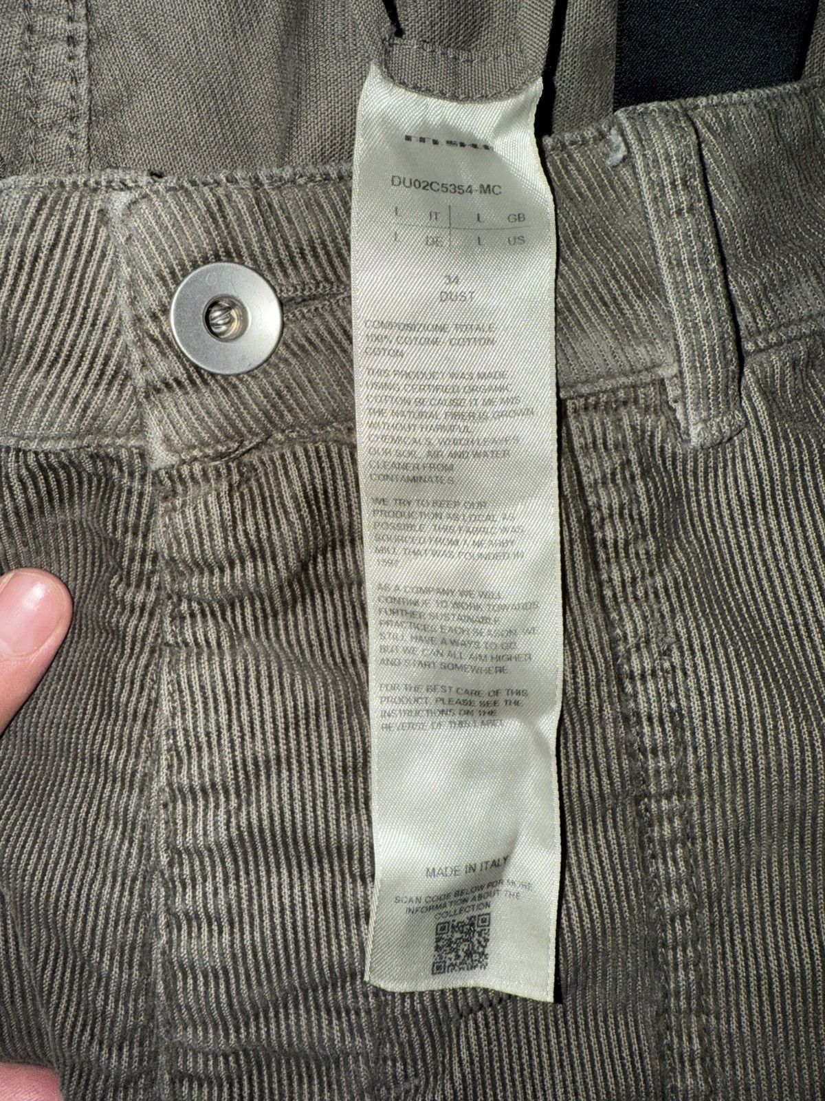 Rick Owens Drkshdw Rick Owens Drkshadw cargo pants Size US 34 / EU 50 - 4 Thumbnail