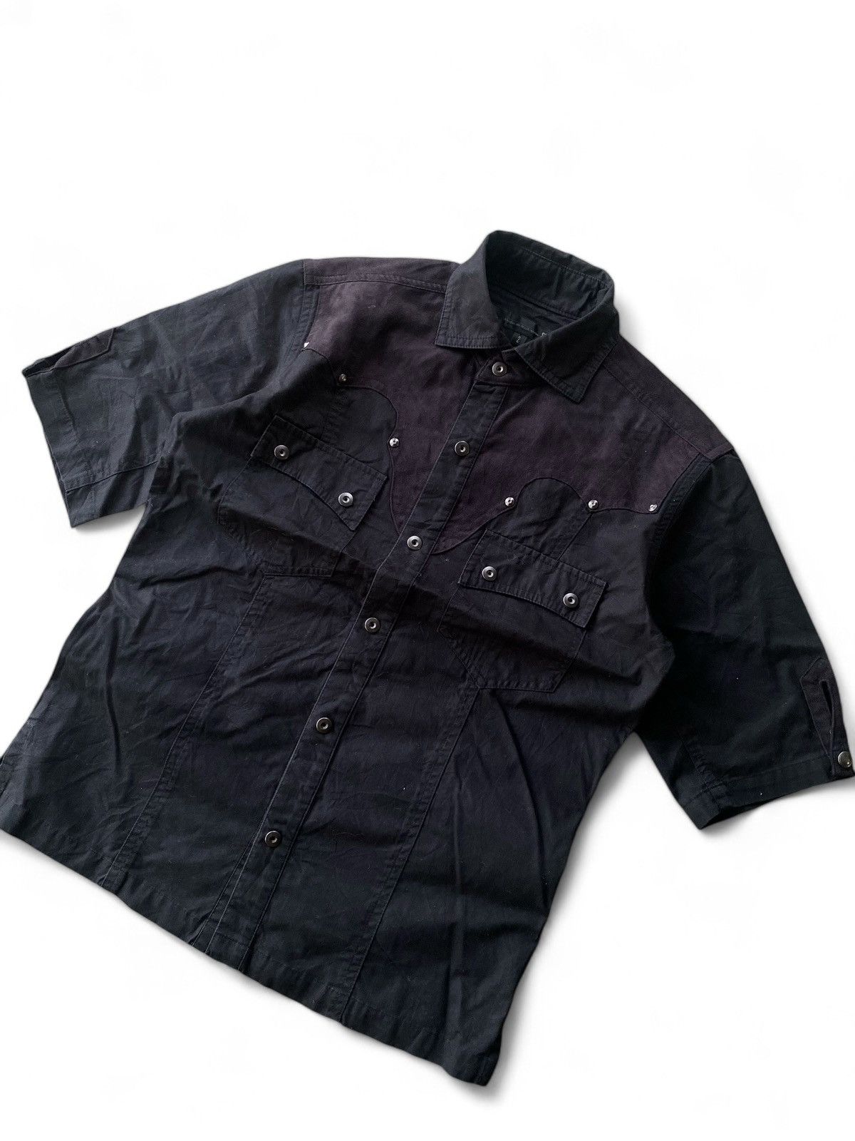 If Six Was Nine schlussel studded shirt button up Size US M / EU 48-50 / 2 - 2 Thumbnail