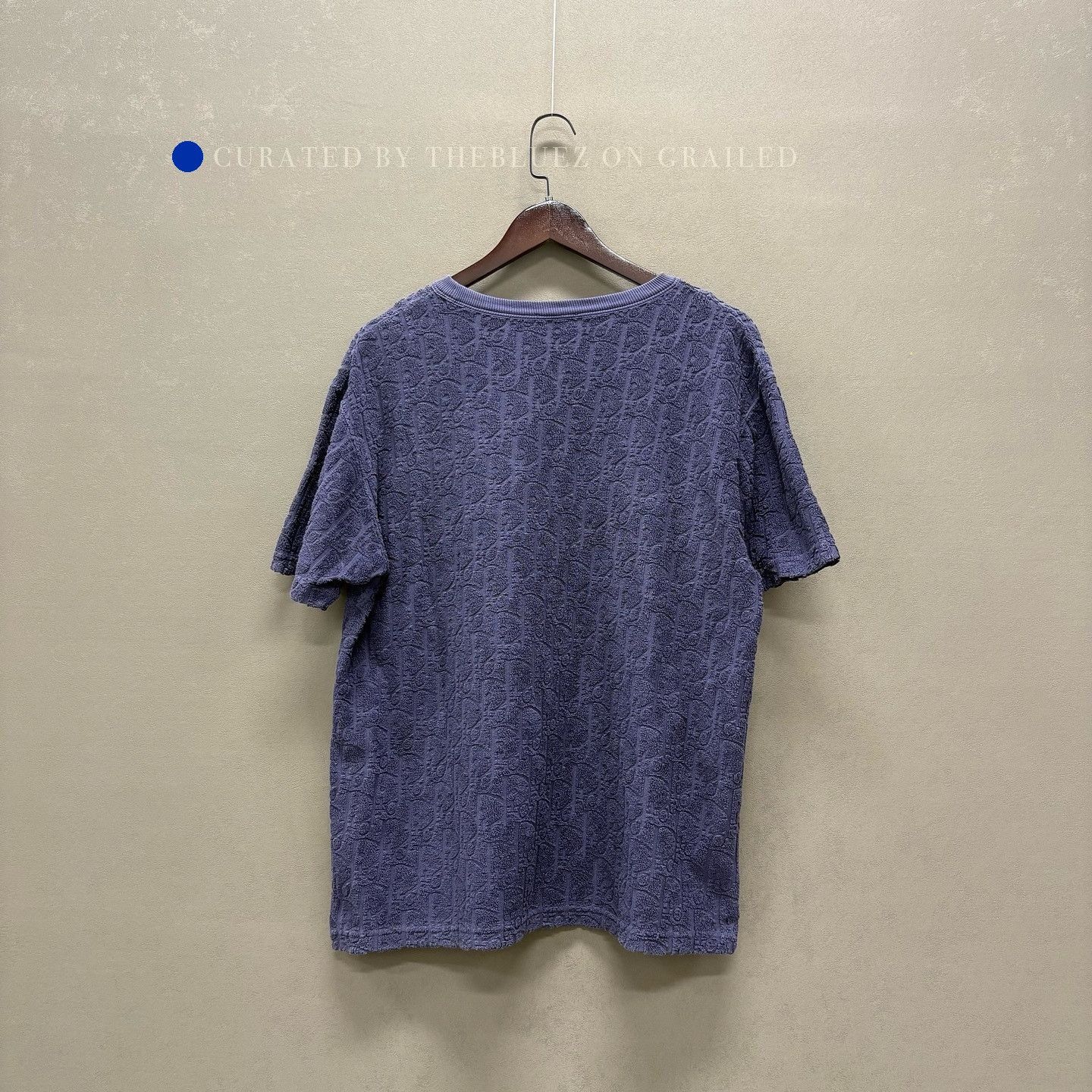Dior Dior Oblique Jacquard T-Shirt in Purple Size US S / EU 44-46 / 1 - 1 Thumbnail