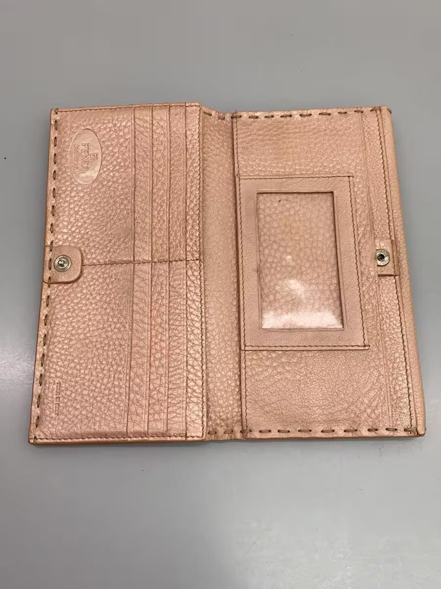 Fendi Fendi Selleria Leather Long Wallet Pink Size ONE SIZE - 4 Thumbnail
