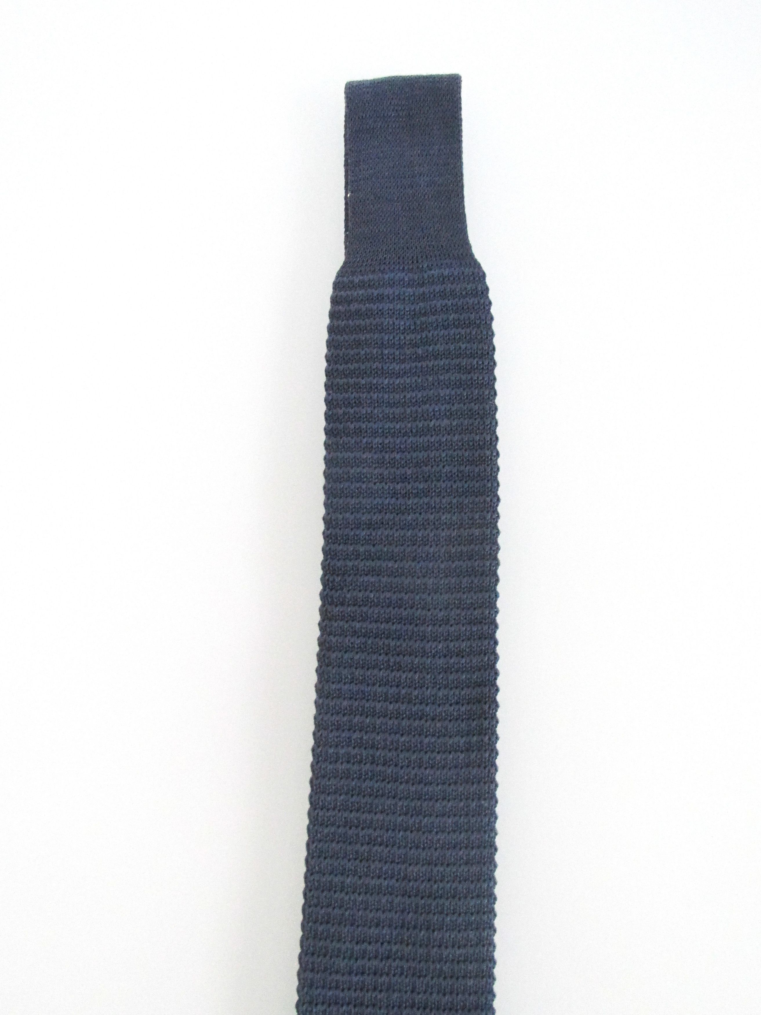 Other Rooster Flat/Square Bottom Vintage Men's Cotton Knit Tie Size ONE SIZE - 3 Thumbnail